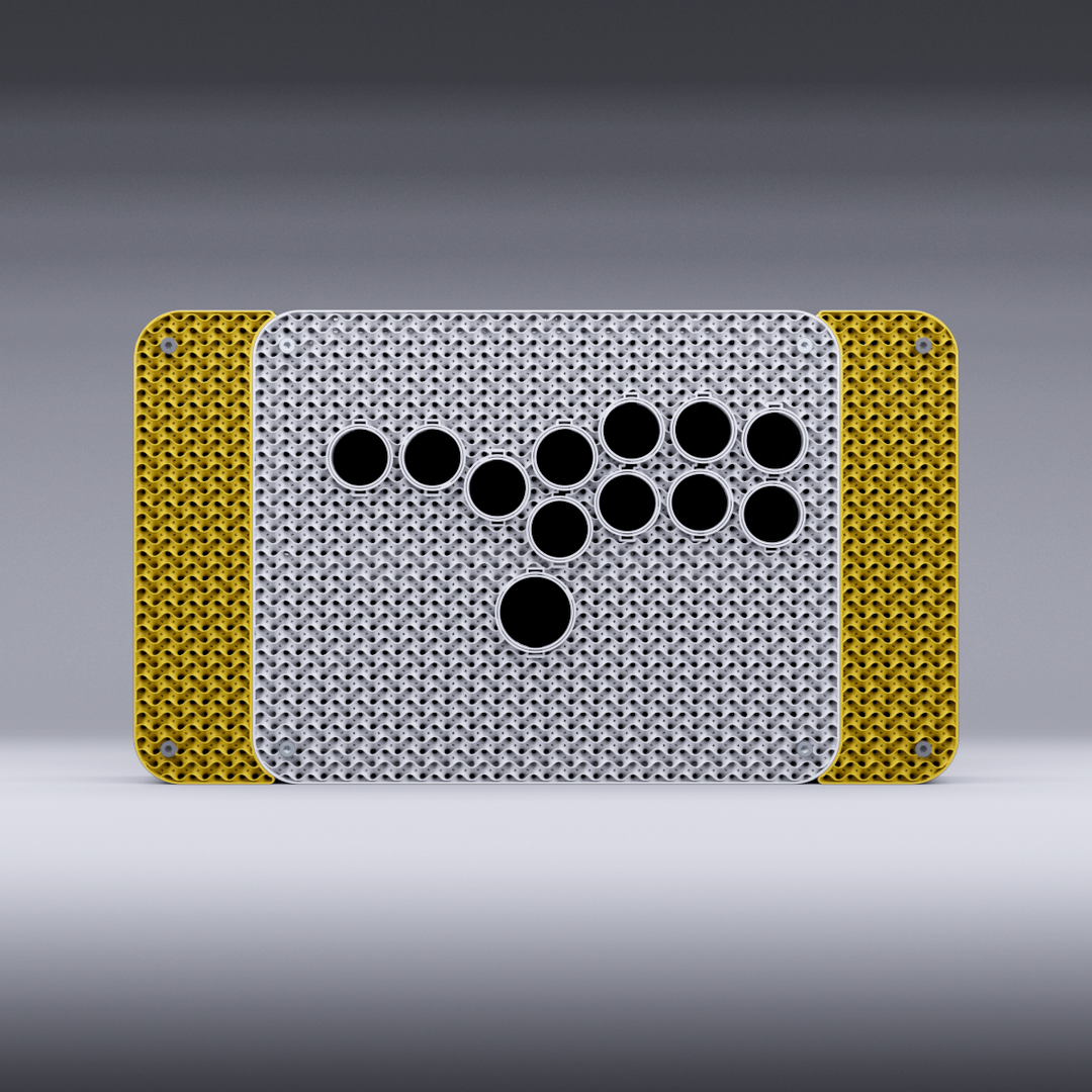 Podium V2 Leverless KIT - White Body / Yellow Wings