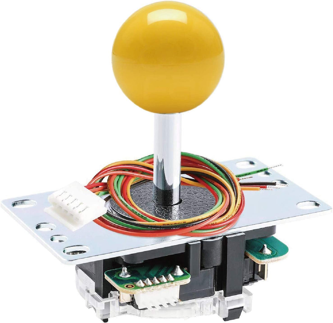 Sanwa JLF-TP-8YT Original Joystick - Yellow
