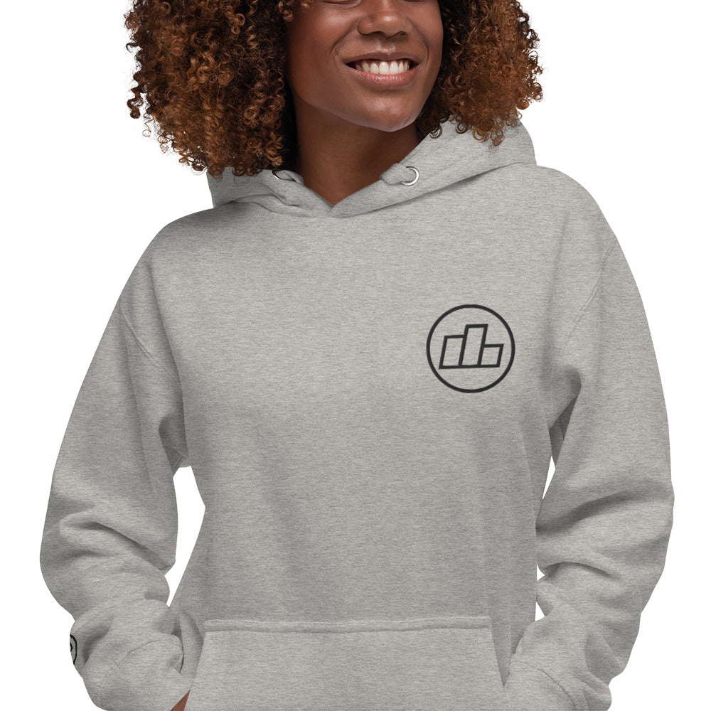 TopStep Podium Hoodie - Black Embroidery