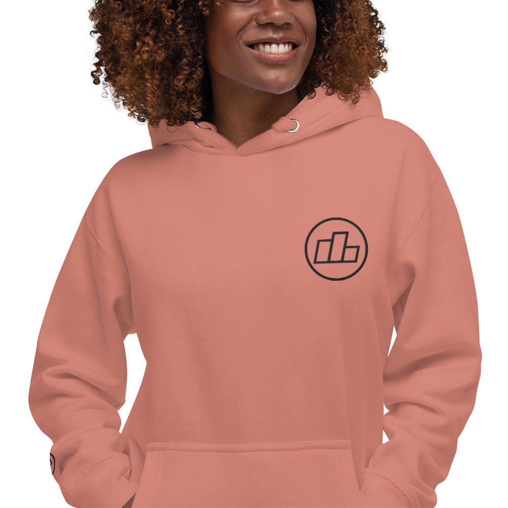 TopStep Podium Hoodie - Black Embroidery