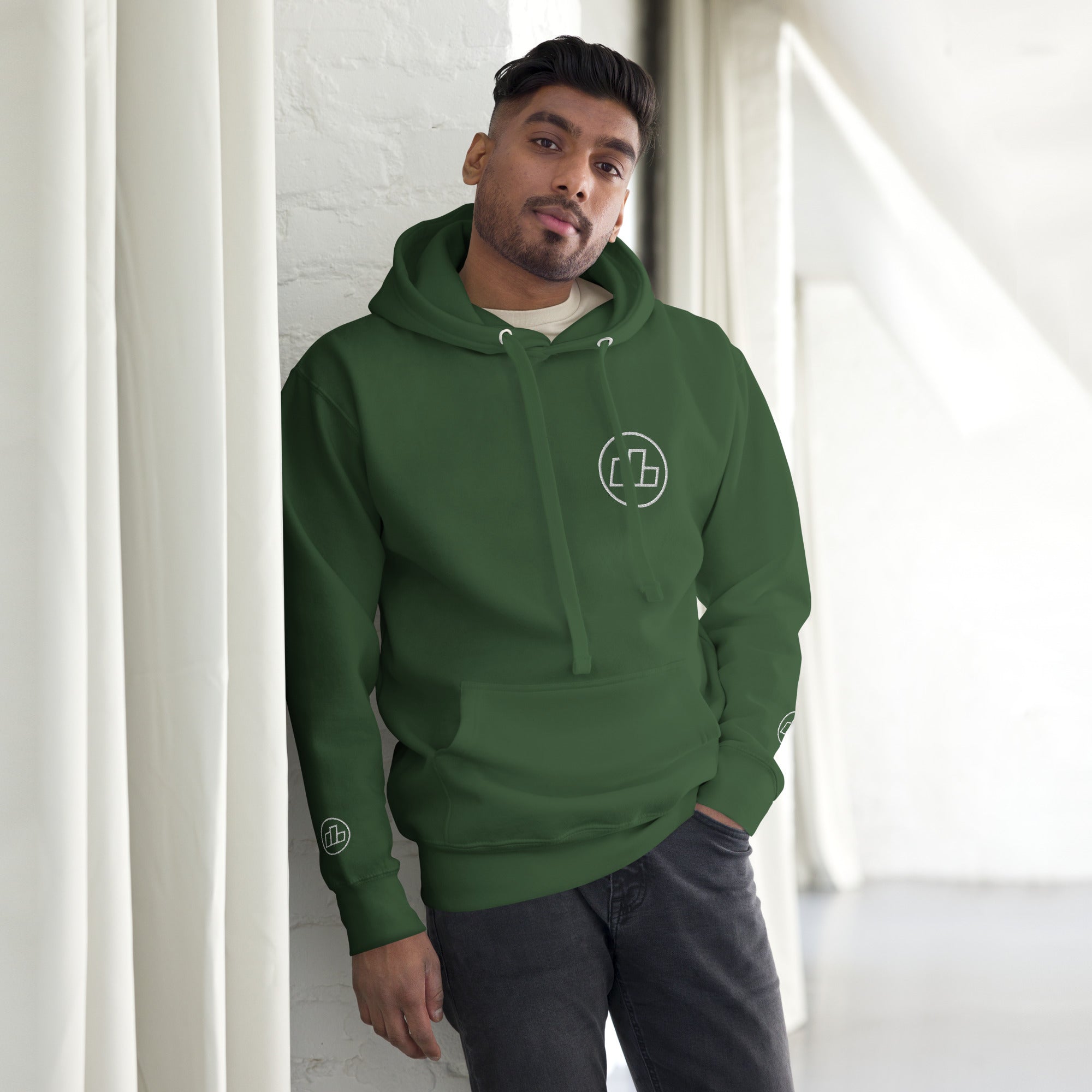 TopStep Podium Hoodie - White Embroidery
