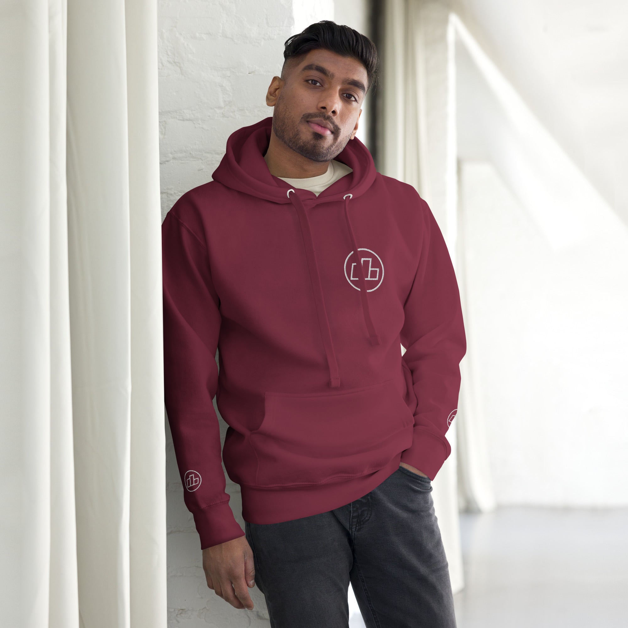 TopStep Podium Hoodie - White Embroidery