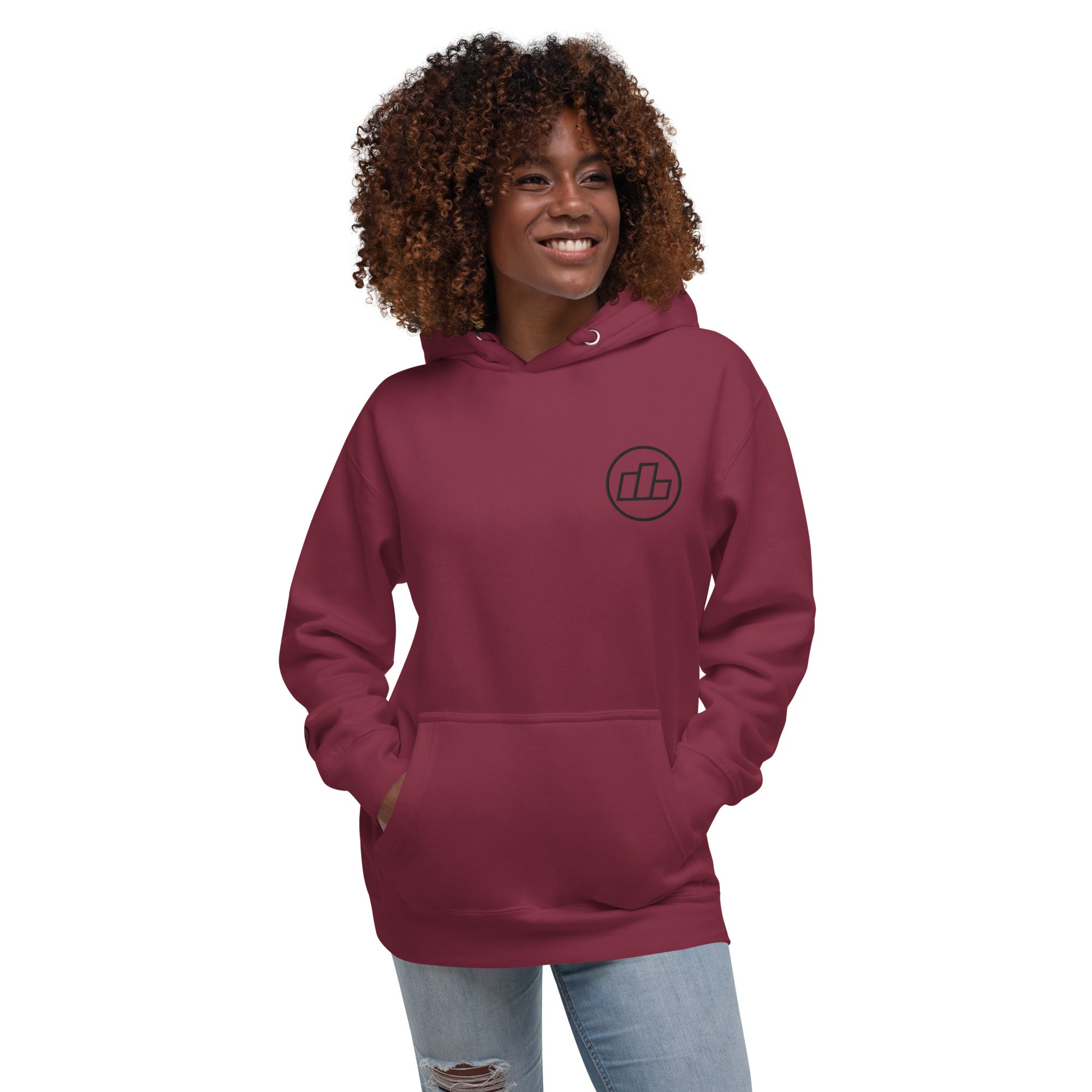 TopStep Podium Hoodie - Black Embroidery