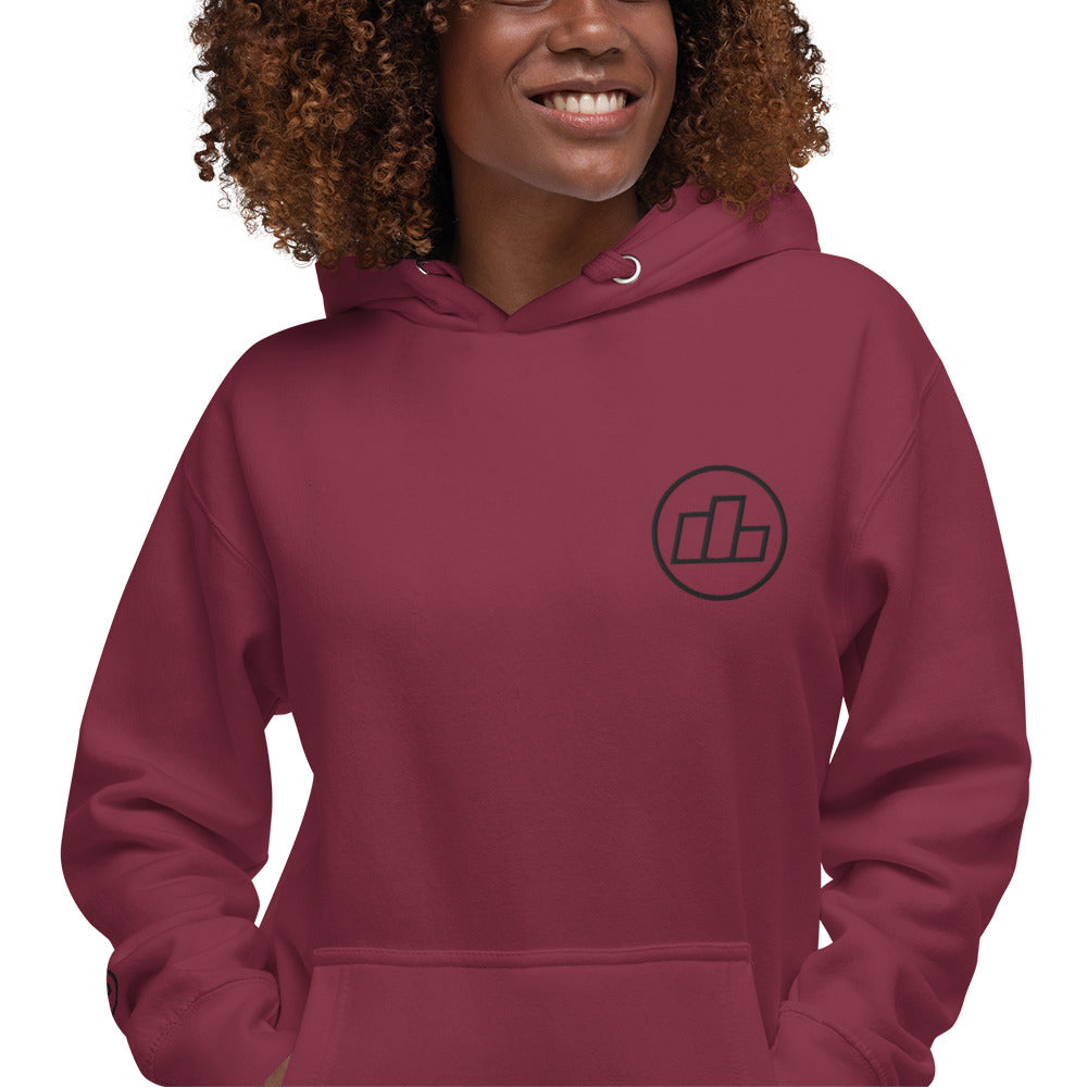 TopStep Podium Hoodie - Black Embroidery