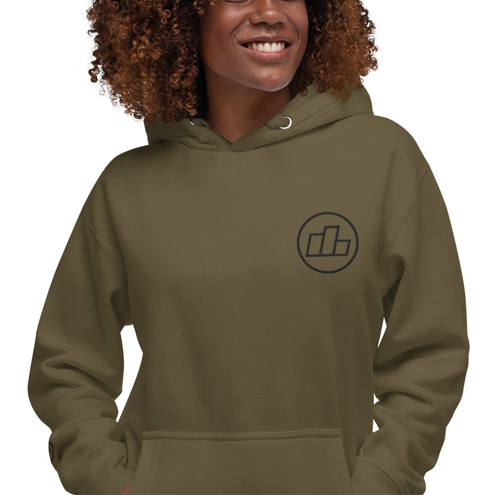 TopStep Podium Hoodie - Black Embroidery