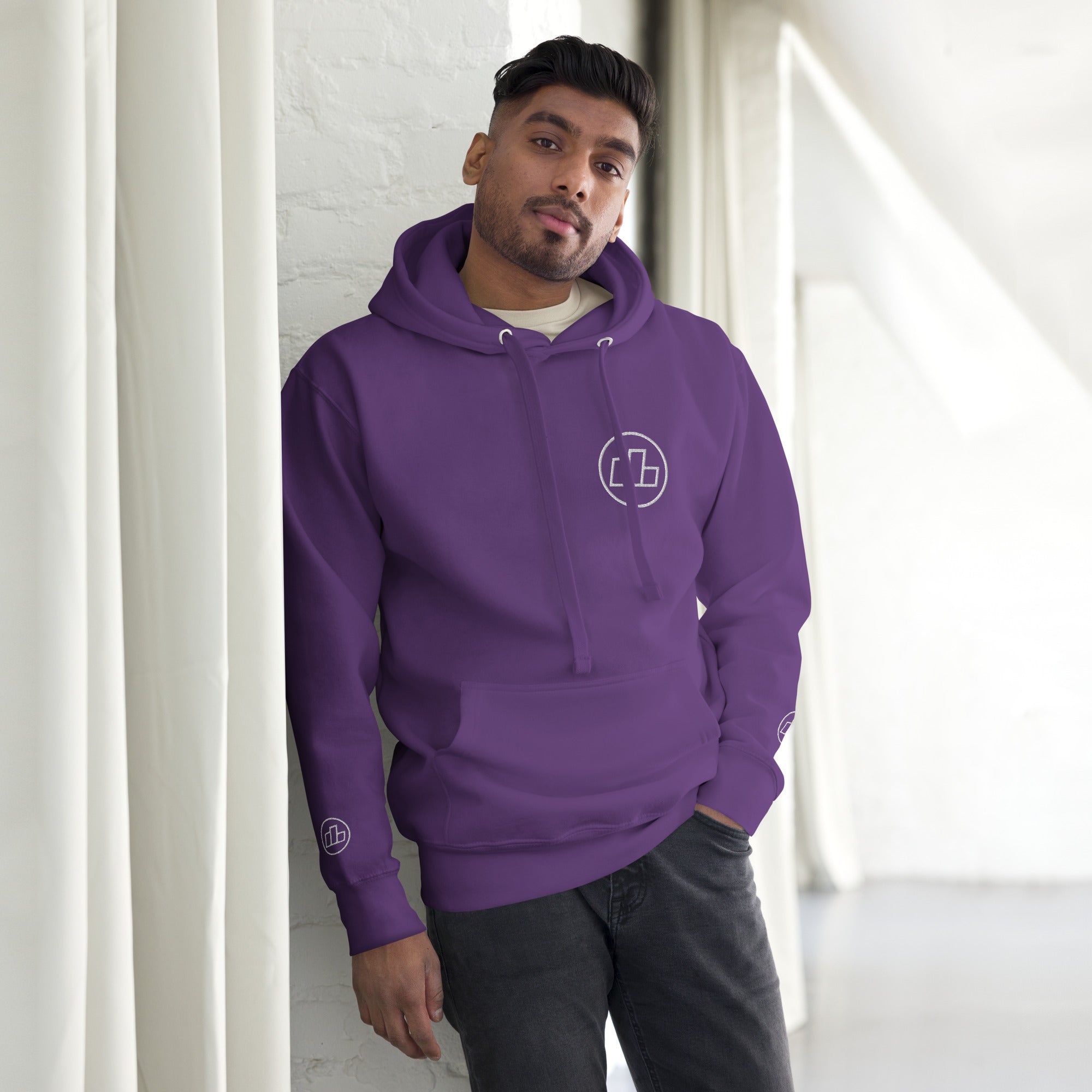 TopStep Podium Hoodie - White Embroidery