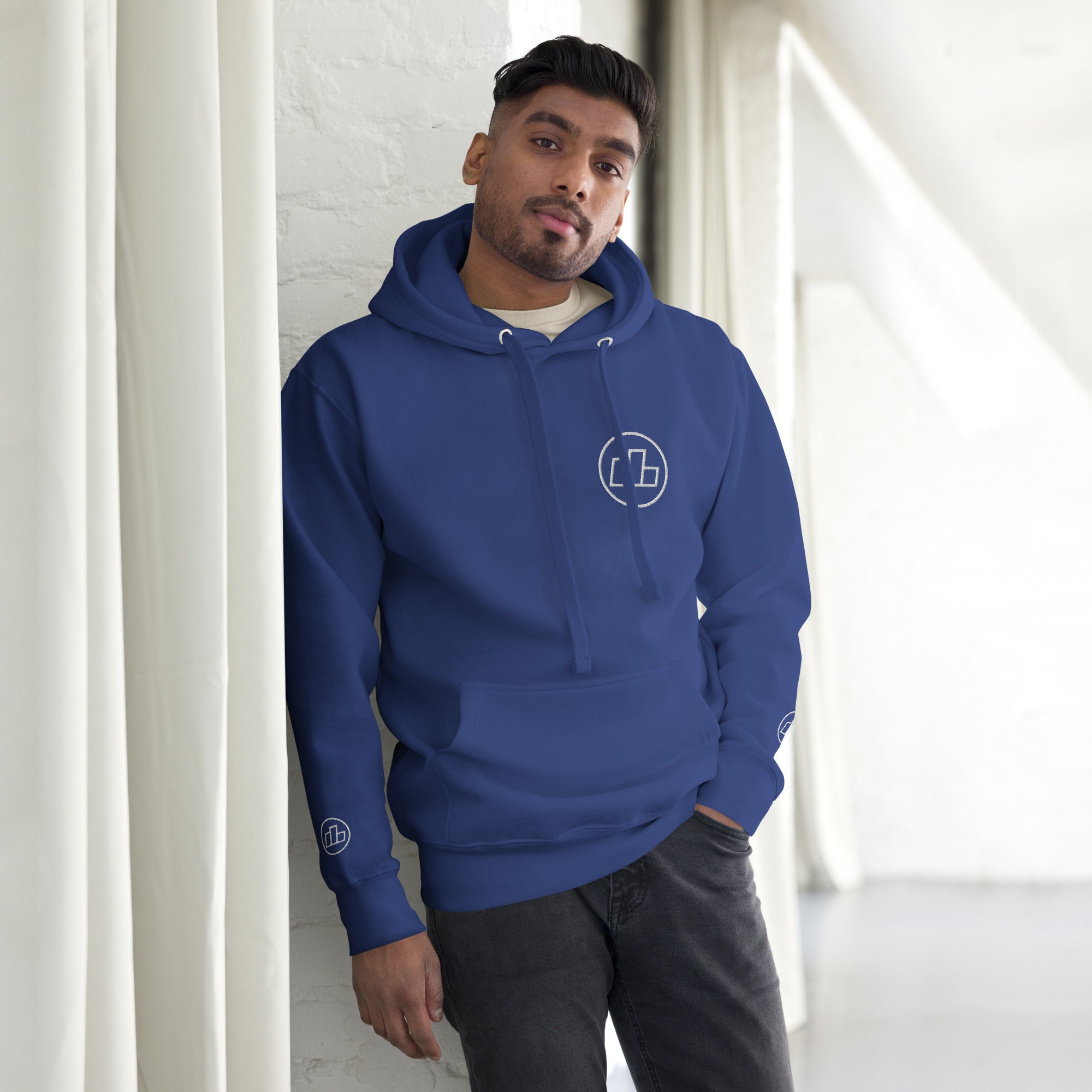TopStep Podium Hoodie - White Embroidery