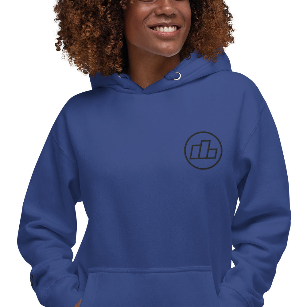 TopStep Podium Hoodie - Black Embroidery
